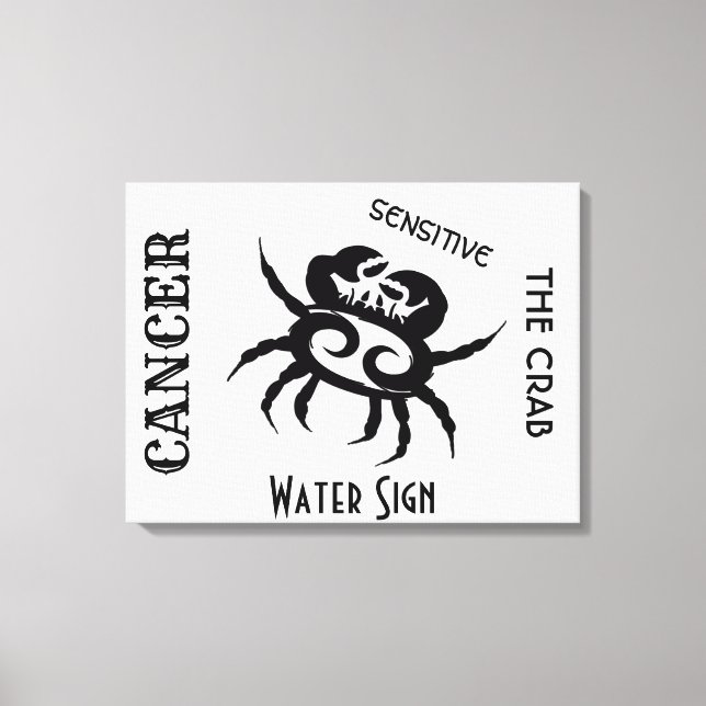 Cancer Zodiac Sign and Symbol (Front)