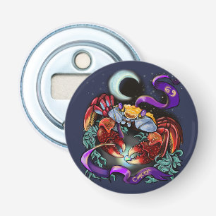 Cancer Zodiac Sign Bottle Opener