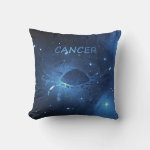 Cancer zodiac sign cushion