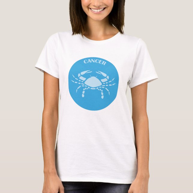 Cancer, Zodiac Sign, Horoscope, Astrology T-Shirt (Front)