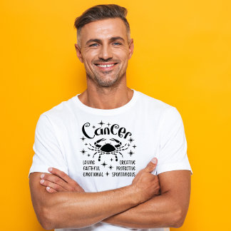 Cancer Zodiac Sign Horoscope Personality Traits T-Shirt