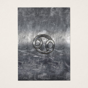 Cancer Zodiac Sign in Industrial Style