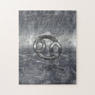 Cancer Zodiac Sign in Industrial Style Jigsaw Puzzle