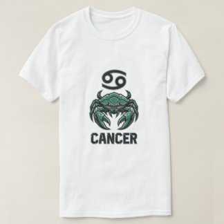 Cancer Zodiac Sign Jade Mecha Mascot T-Shirt
