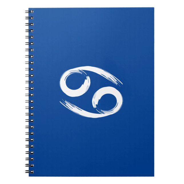 CANCER Zodiac Sign June July Summer Astrology  Notebook (Front)