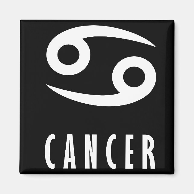 Cancer zodiac sign magnet (Front)