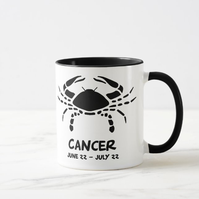 Cancer zodiac sign mug (Right)