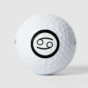 Cancer Zodiac Sign Personalised Custom Golf Balls