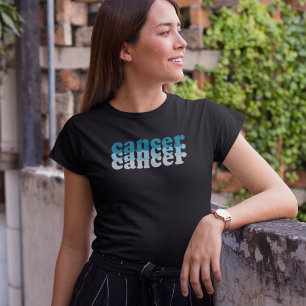 Cancer Zodiac Sign   Silver Power Colour T-Shirt