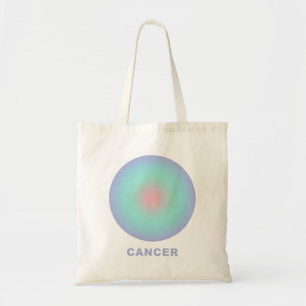 Cancer Zodiac Sign Stylish Gradient Tote Bag