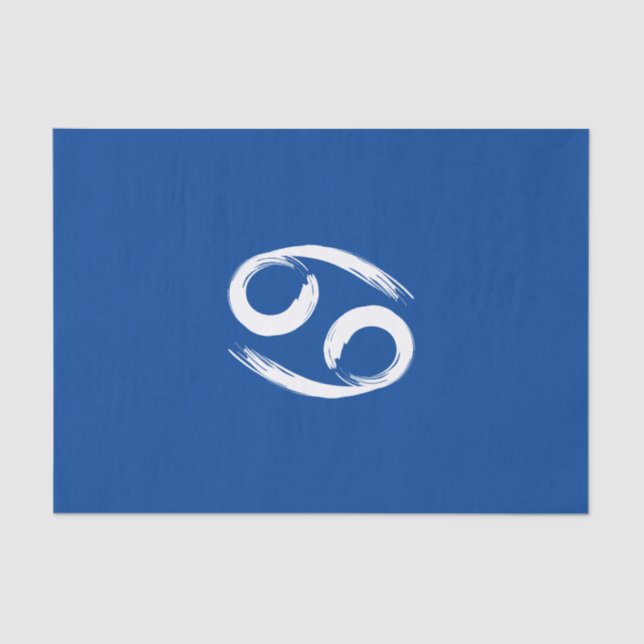 CANCER Zodiac Sign Summer June July Astrology  Tissue Paper (Front)