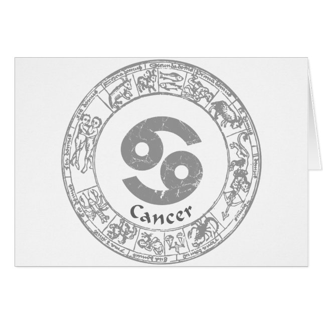 Cancer Zodiac sign vintage (Front Horizontal)
