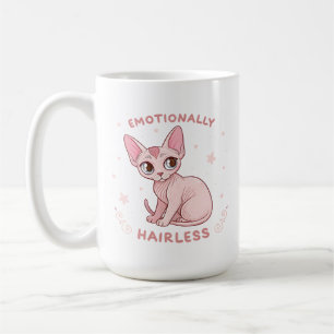 Cancer Zodiac Sphynx Cat Cute Illustration Coffee Mug