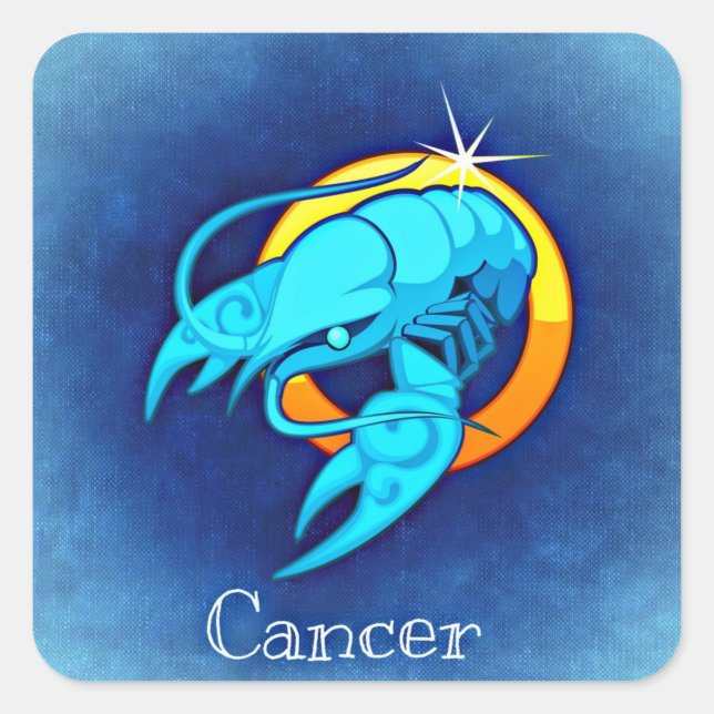 cancer zodiac stickers (Front)
