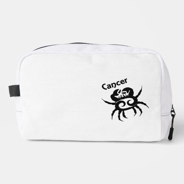 Cancer Zodiac Symbol and Sign Dopp Kit (Front)