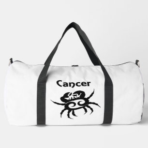 Cancer Zodiac Symbol and Sign Duffle Bag