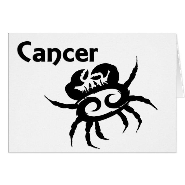 Cancer Zodiac Symbol & Sign (Front Horizontal)