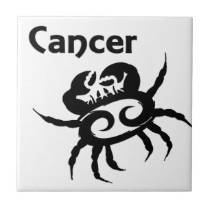 Cancer Zodiac Symbol & Sign Tile