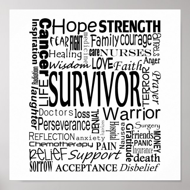 CancerWords Poster (Front)