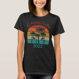 Cancun 2023 Mexico Summer Family Couple Matching H T-Shirt