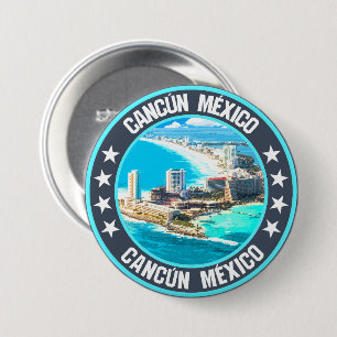 Cancún 7.5 cm round badge