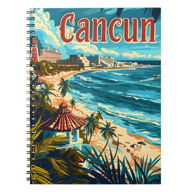 Cancun Beach Notebook (Front)