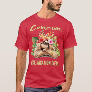 Cancun Best Vacation Ever Souvenir Gift T-Shirt