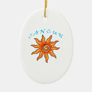 Cancun Ceramic Tree Decoration