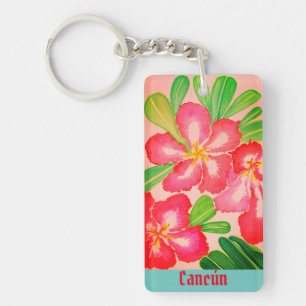 Cancún Desert Rose Souvenir Key Ring