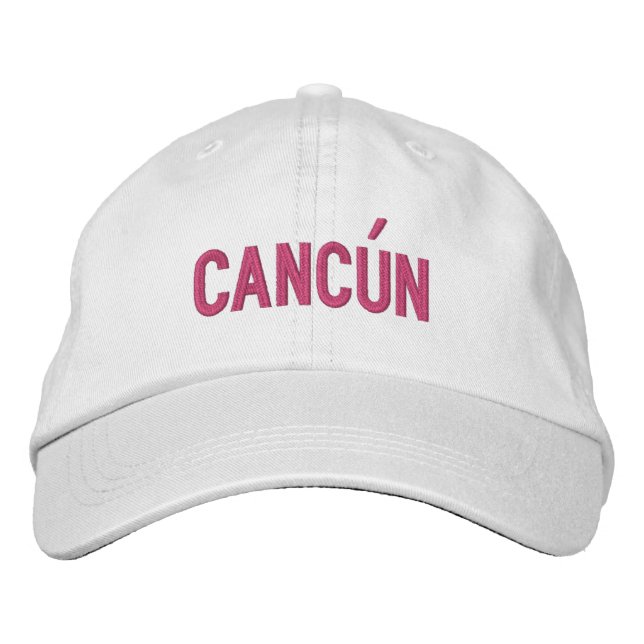 CANCUN EMBROIDERED HAT (Front)