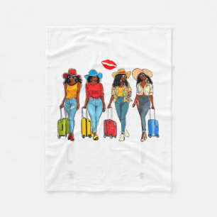 Cancun Girls Trip 2026 Birthday Squad Women Fleece Blanket