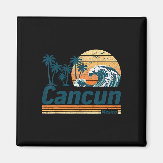 Cancun Group Matching Family Vacation Summer  Magnet (Front)