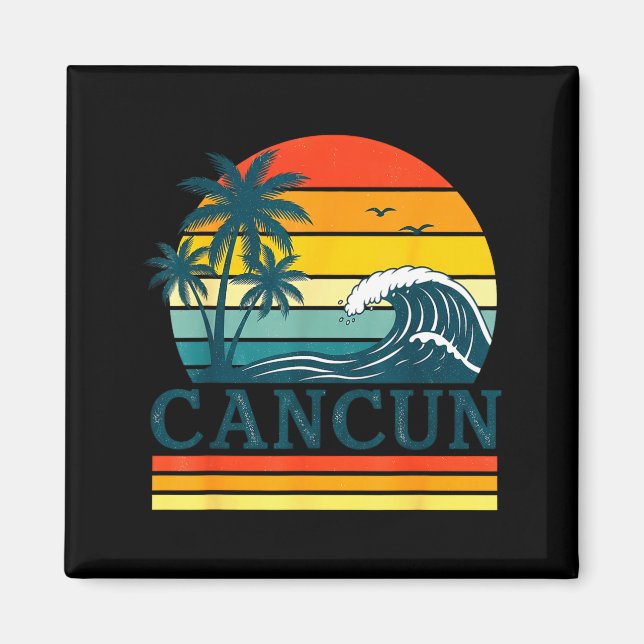 Cancun Holiday Christmas Trip Vacation Matching  Magnet (Front)