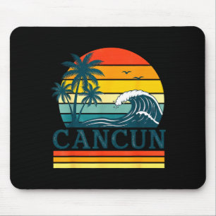 Cancun Holiday Christmas Trip Vacation Matching  Mouse Mat