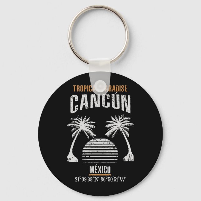 Cancún Key Ring (Front)