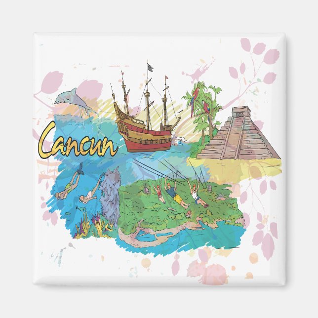 Cancun Magnet (Front)