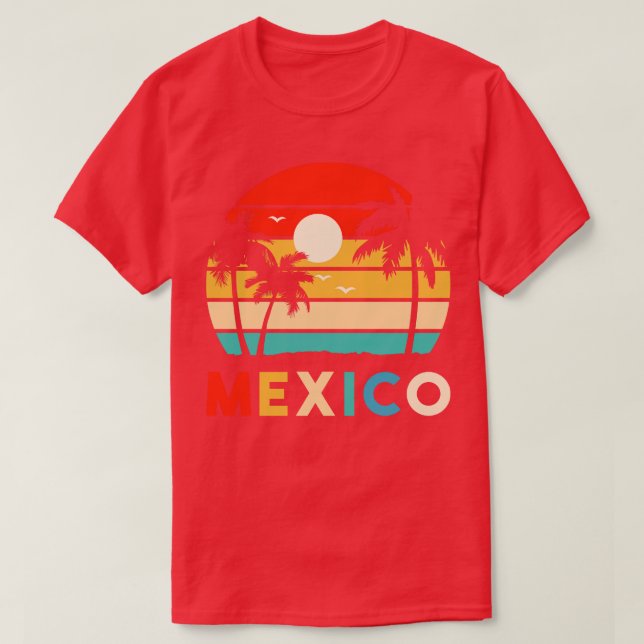 Cancun Mexican Sunset Beach Mexico  T-Shirt (Design Front)