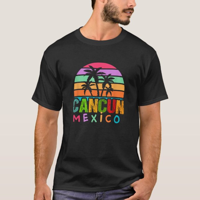 CANCUN MEXICO 2024 Vacation Beach Matching Family  T-Shirt (Front)