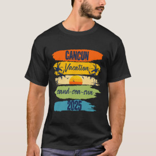 Cancun Mexico 2025 Summer Vacation Matching Family T-Shirt