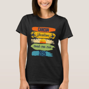 Cancun Mexico 2025 Summer Vacation Matching Family T-Shirt