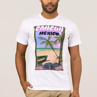 Cancun Mexico beach poster. T-Shirt