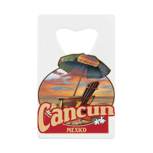 Cancun Mexico Beach Scene Design (Front)