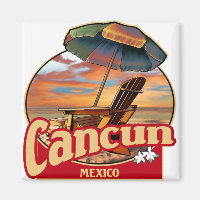Cancun Mexico Beach Scene Design