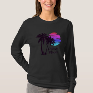 Cancun Mexico Beach Summer Vacation Palm Trees Sun T-Shirt