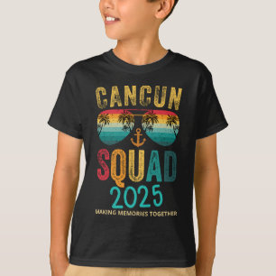 Cancun Mexico Family Squad Vacation 2025 Matching  T-Shirt