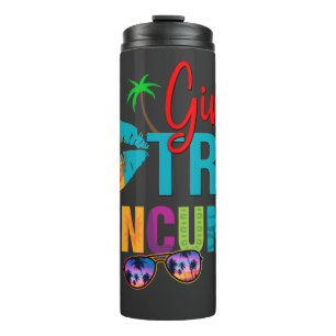 Cancun Mexico Girls Trip Colourful Vacations Thermal Tumbler