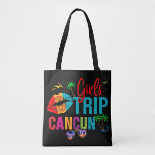 Cancun Mexico Girls Trip Colourful Vacations  Tote Bag