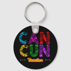 Cancun Mexico Group Vacation Adventure Key Ring
