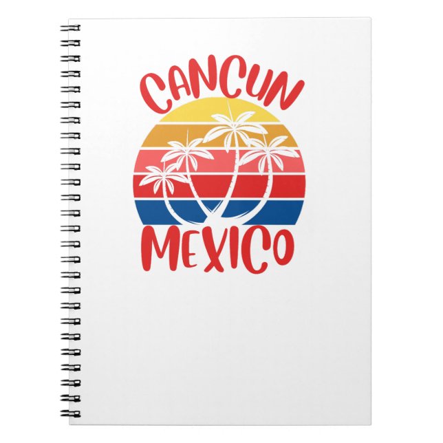 Cancun, Mexico Notebook (Front)
