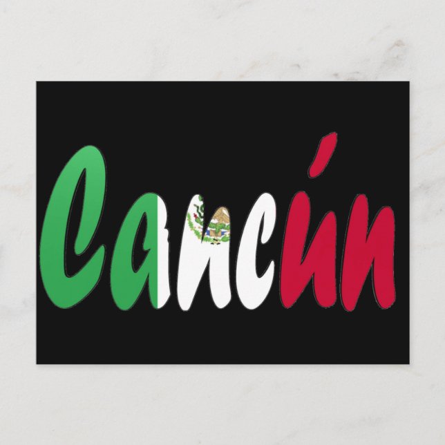 Cancun, Mexico Postcard (Front)